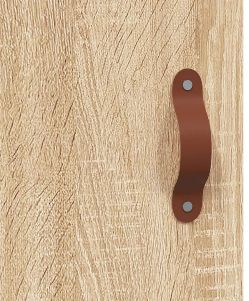 Armário de parede 69,5x34x90 cm carvalho sonoma