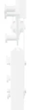 Porta Deslizante vidaXL com Conjunto de Hardware Branco 73.5x211 cm Ma