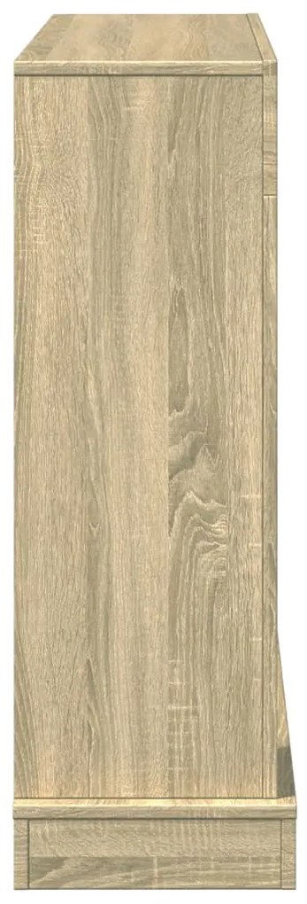 Cornija lareira 100x30x87,5cm derivados madeira carvalho sonoma