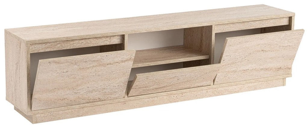 Móvel TV Vanguard – Travertine – 160x42x29,5 cm
