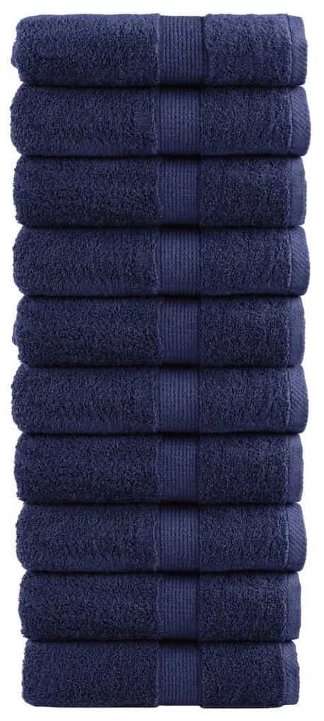 Toalhas bidé premium SOLUND 10pcs 30x50 cm 600gsm azul-marinho