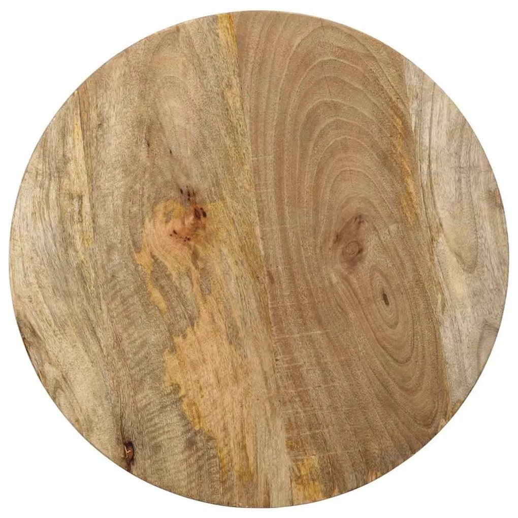 Mesa de apoio Ø50x40 cm madeira de mangueira maciça