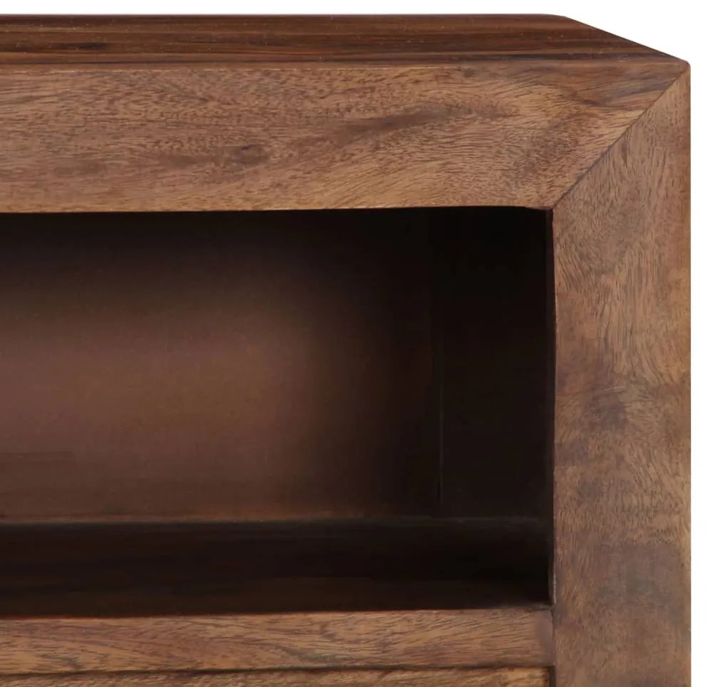 Móvel de TV 120x30x40 cm madeira acácia maciça