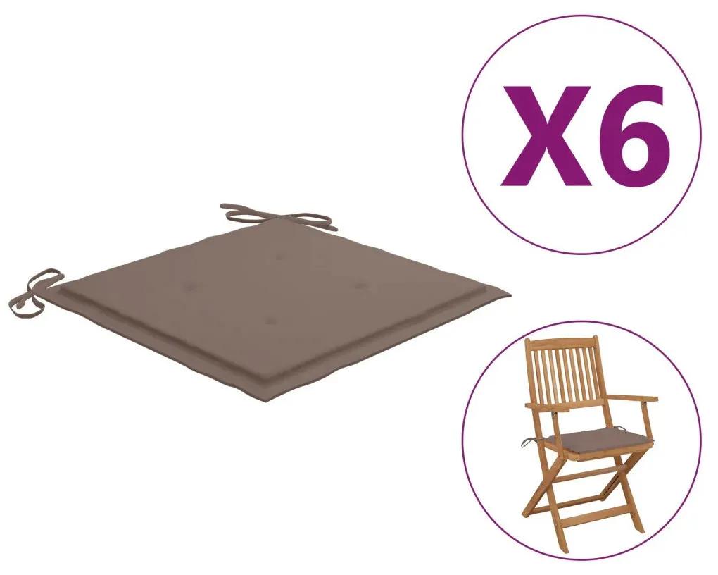 Almofada de cadeira VidaXL  almofadão cadeira de jardim 40 x 40 x 3 cm