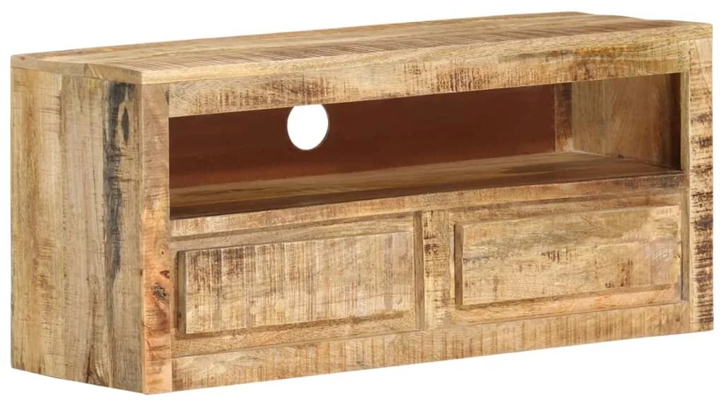 vidaXL Móvel de TV 88x30x40 cm madeira de mangueira maciça
