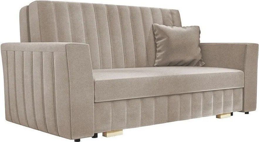 Sofá-cama Orinen III, Mobiliário já montado, Madeira: Pinheiro