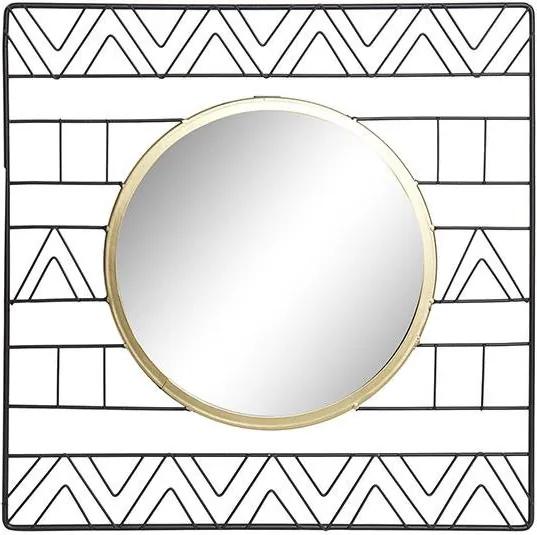 Espelho de parede Dekodonia Metal Cristal (40 x 2 x 40 cm)