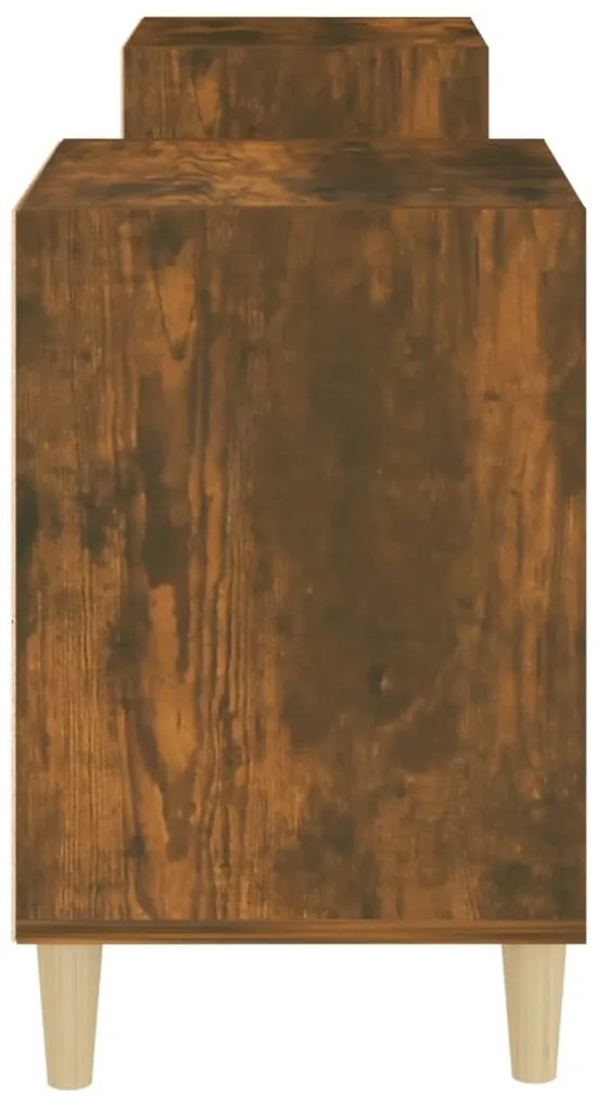Móvel de TV 160x35x55 cm derivados de madeira carvalho fumado