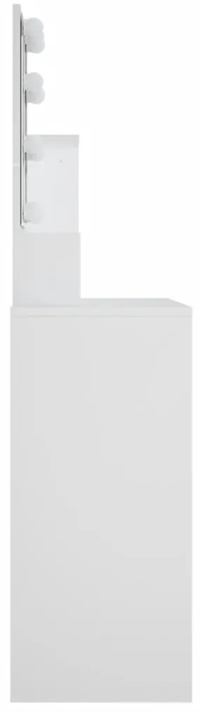 Toucador com LEDs 86,5x35x136 cm cor branco
