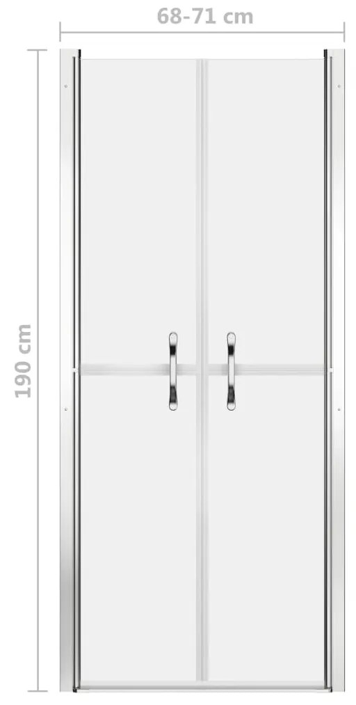 Porta de duche ESG opaco 71x190 cm