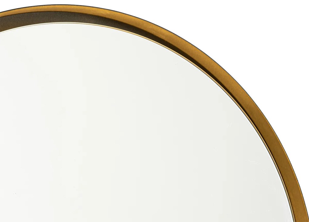 Espelho de casa de banho moderno preto com LED e dimmer tátil - Pim Moderno
