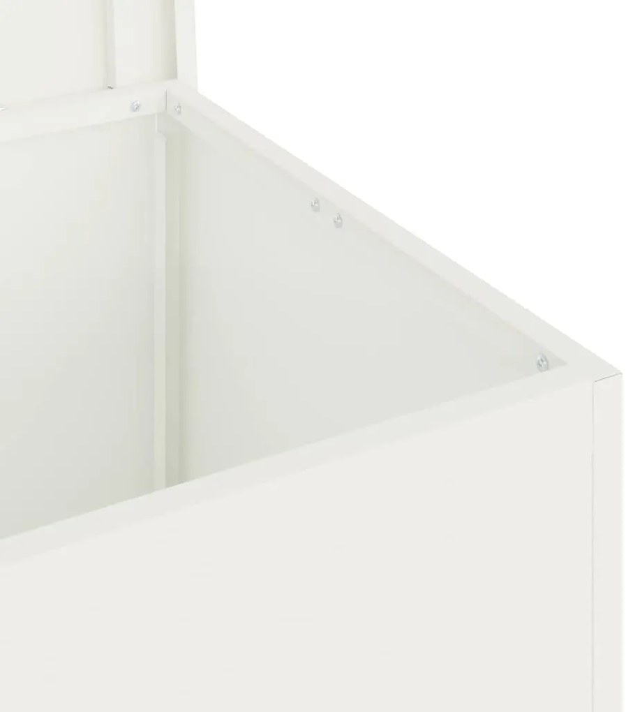 Caixa de Armazenamento Externa Branco 80 x 50.5 x 50 cm