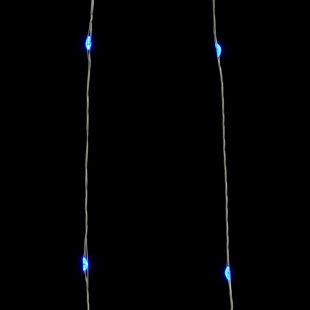 Cordão de luzes com 150 LED 15 m azul