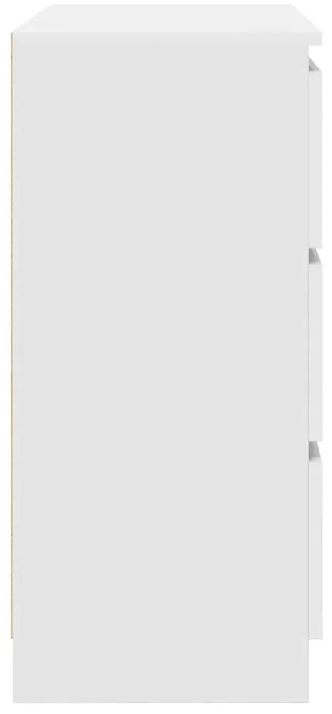 Aparador 80x35x76 cm derivados de madeira branco