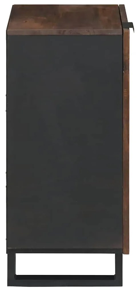 Sideboard 40 x 33,5 x 75 cm - Feito de Madeira Sólida de Mangueira