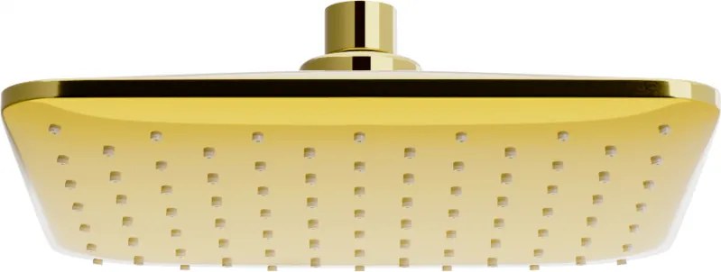 Mexen D-62 chuveiro 20x20 cm, dourado - 79762-50