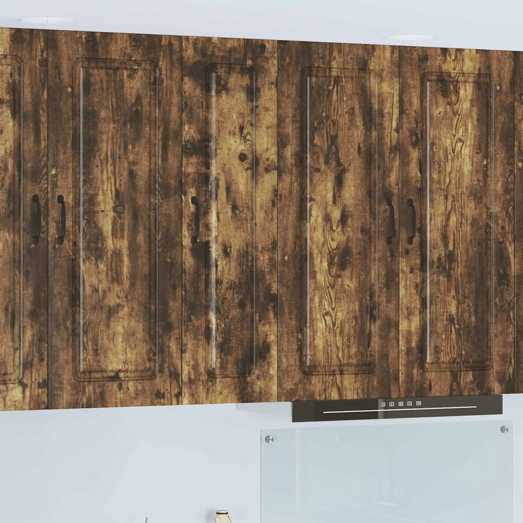 vidaXL Armário de Cozinha Kalmar Carvalho Defumado 30 x 31 x 100 cm