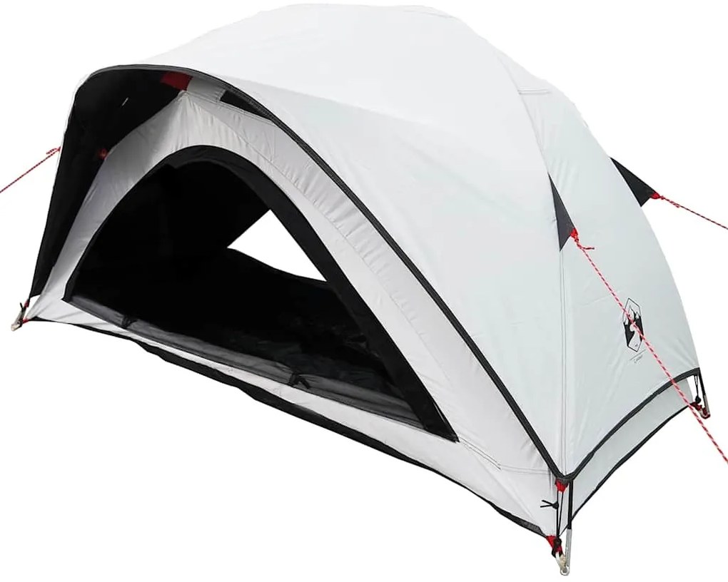 Tenda de campismo p/ 1 pessoa tecido opaco impermeável branco