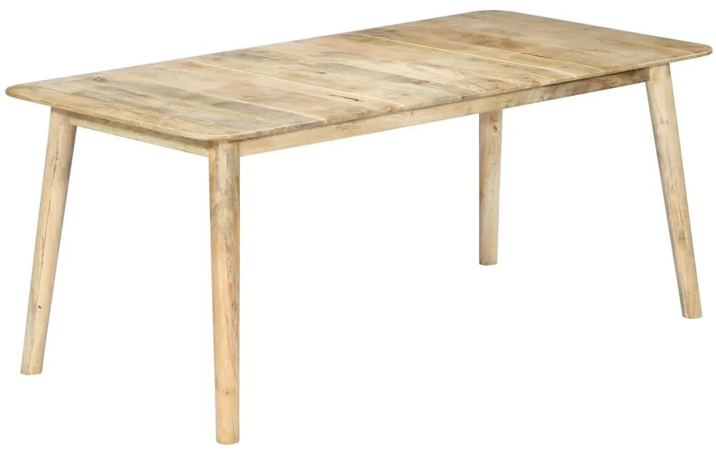 Mesa de jantar madeira de mangueira maciça 180x90x76 cm