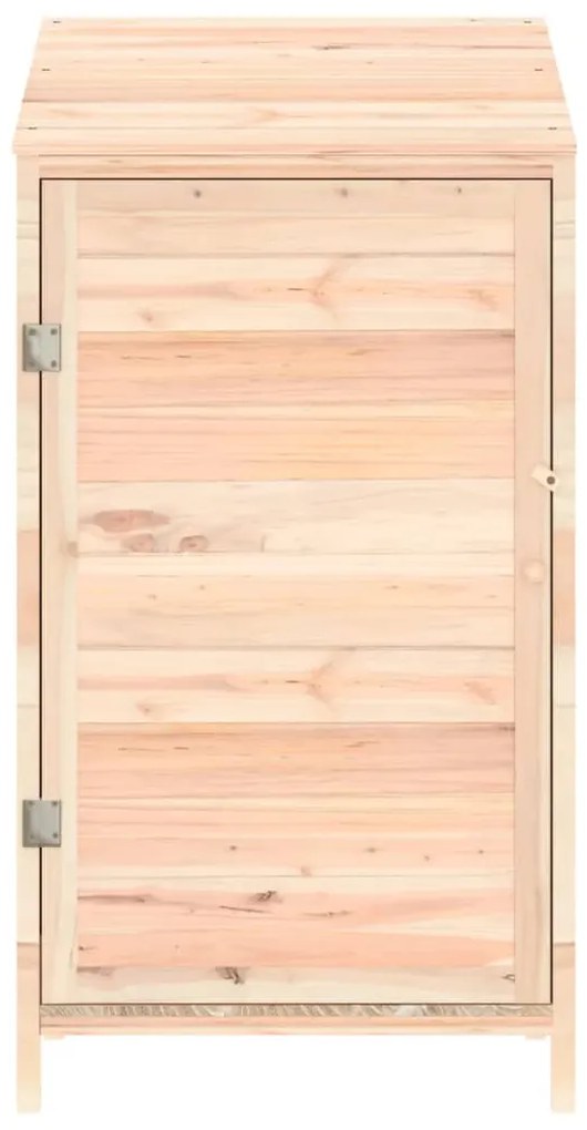 Abrigo de jardim 55x52x112 cm madeira de abeto maciça