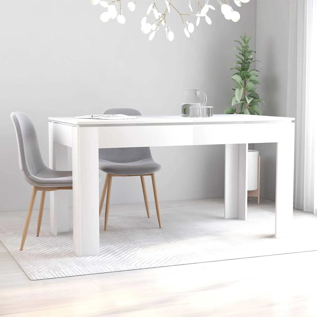 vidaXL mesa Branco Compensado