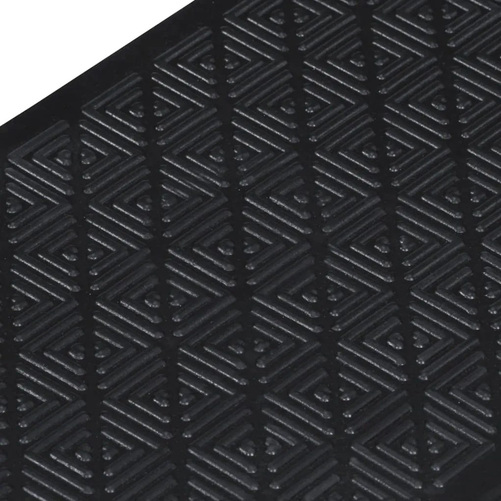 Tapetes para degraus de escada 10 pcs 25x75 cm borracha