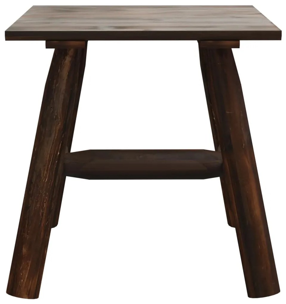 Mesa de apoio 49x49x50 cm madeira de abeto maciça