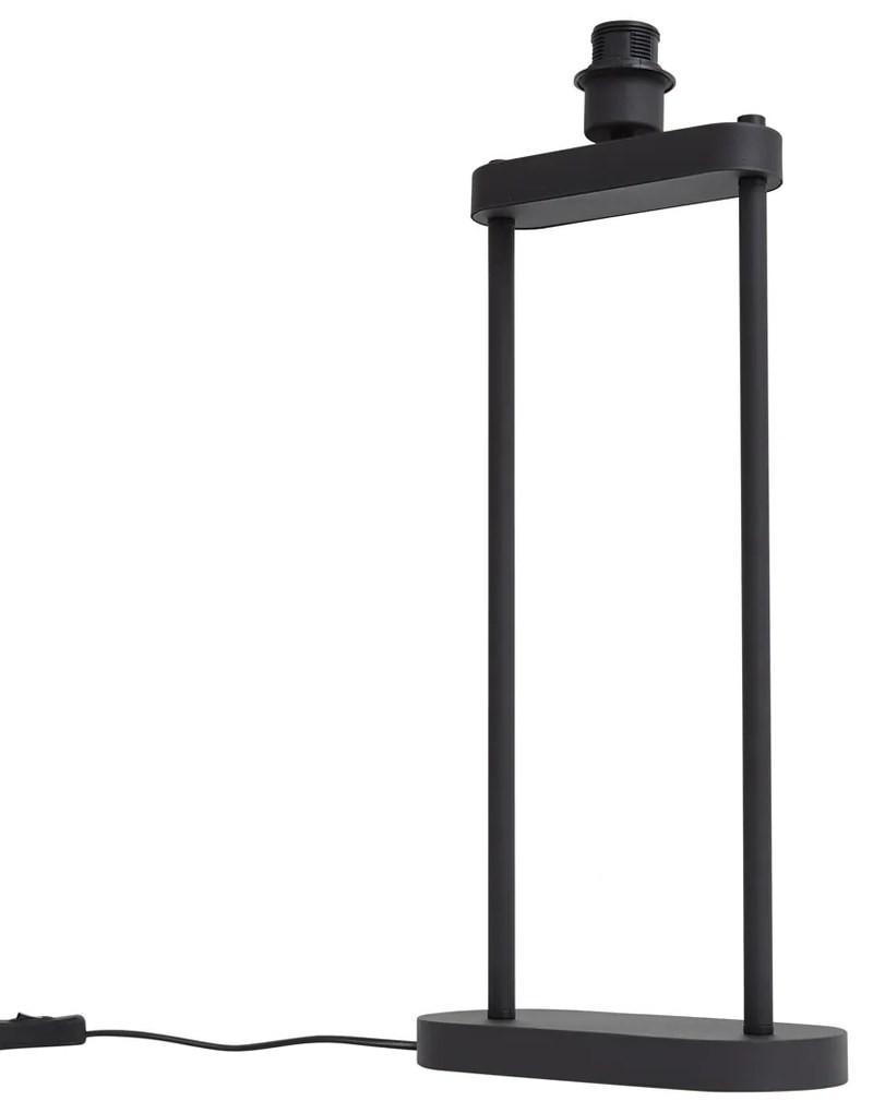 Candeeiro de Mesa Moderno Preto - Thijmen