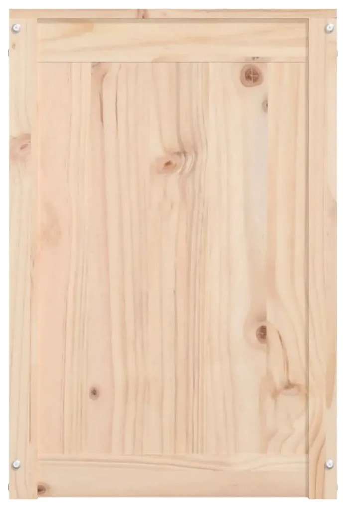 Caixa para roupa 88,5x44x66 cm madeira de pinho maciça