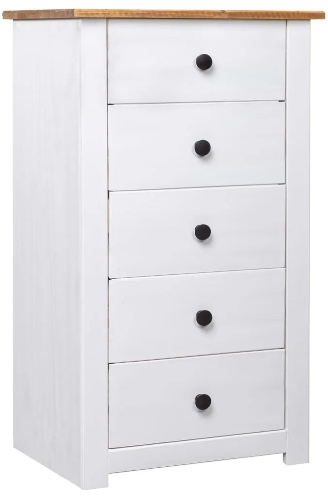 Aparador 46x40x89 cm pinho Panama branco