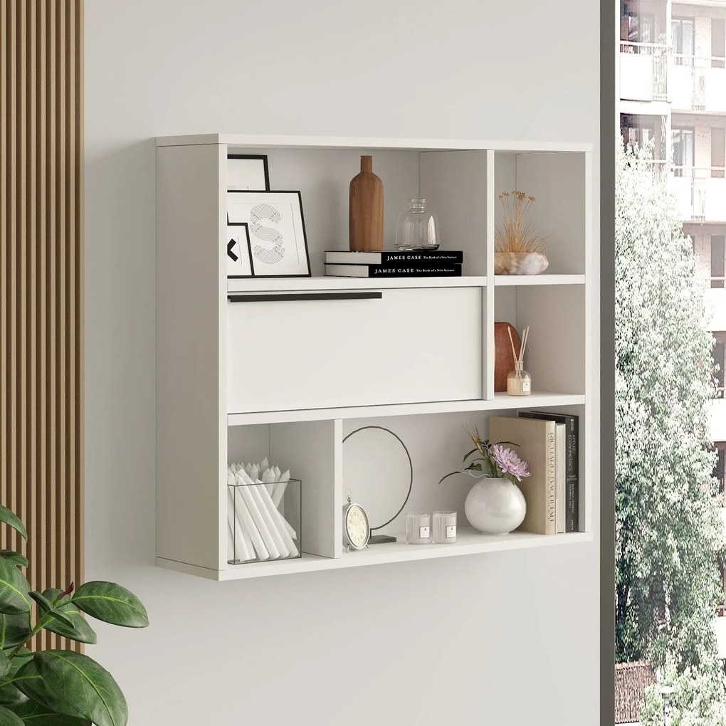 Prateleira de Parede ON5 – Branco – 90,1x81x22 cm