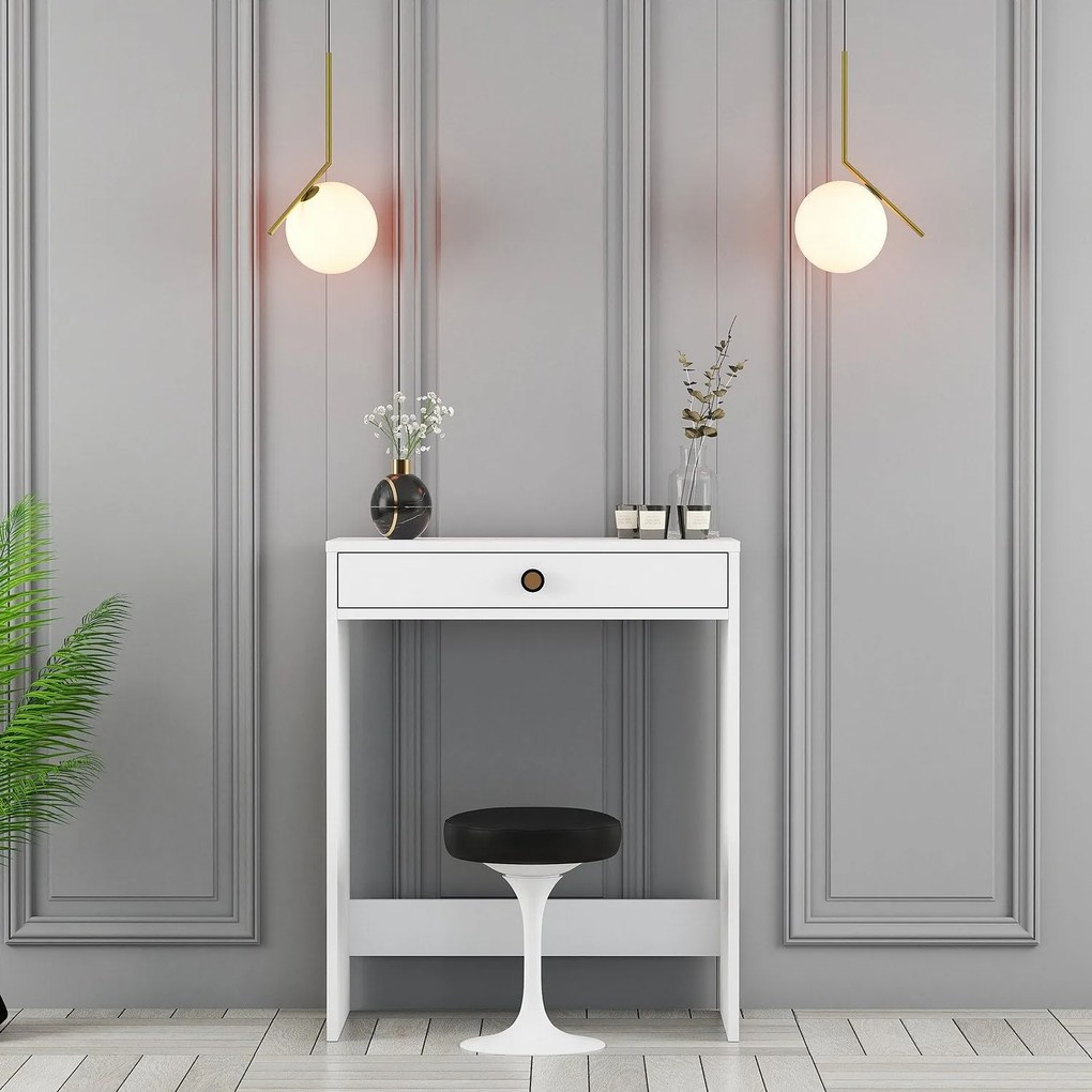 Mesa de Maquilhagem Lizbon – Branco – 70 cm x 40 cm x 84,7 cm