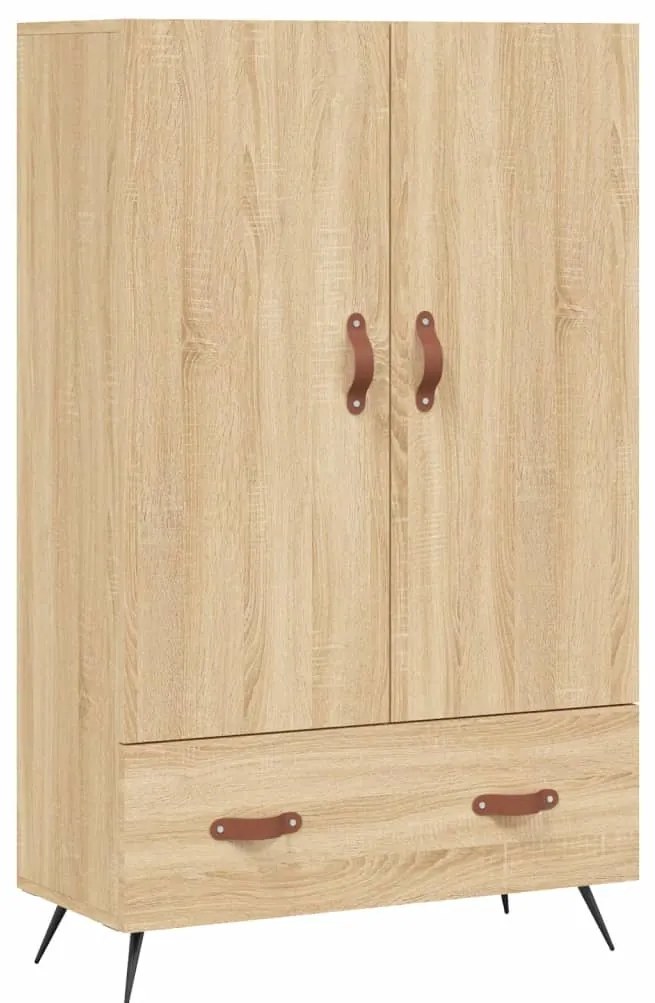 Armário alto derivados de madeira 69,5x31x115cm carvalho sonoma