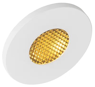 Conjunto de 6 focos embutidos modernos para casa de banho branco IP54 - Shed Honey