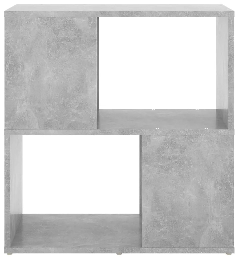 Estante 60x24x63 cm contraplacado cinzento-cimento