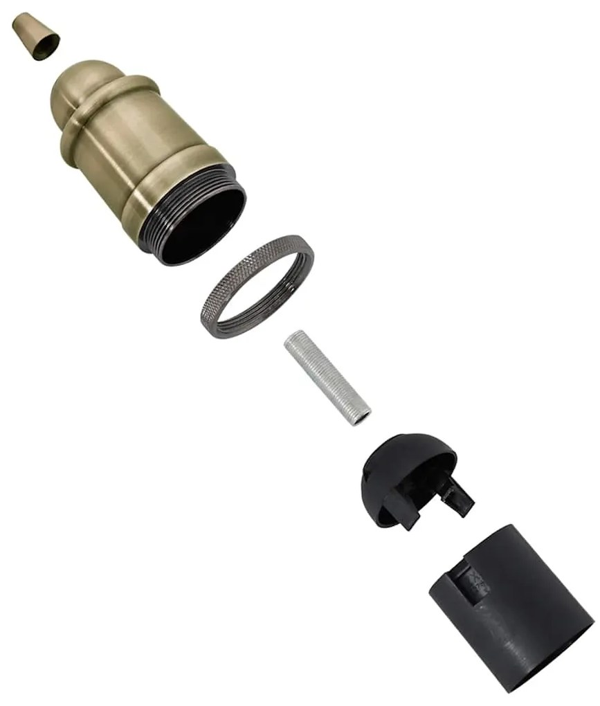 Casquilhos de lâmpadas 2 pcs Bronze E27