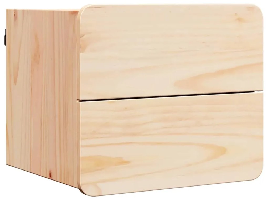 Mesa-de-cabeceira com gaveta 2 pcs Castanho 39 x 34 x 33 cm