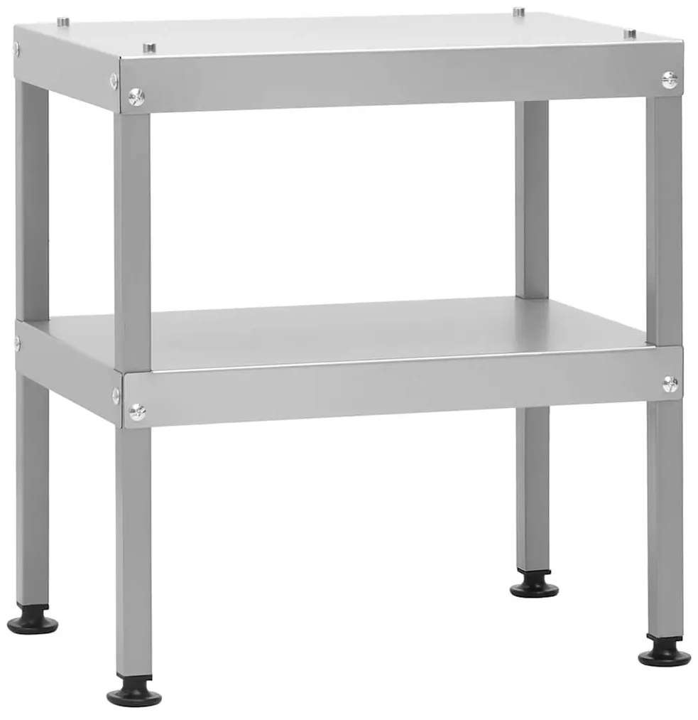 Defumador com mesa aço galvanizado