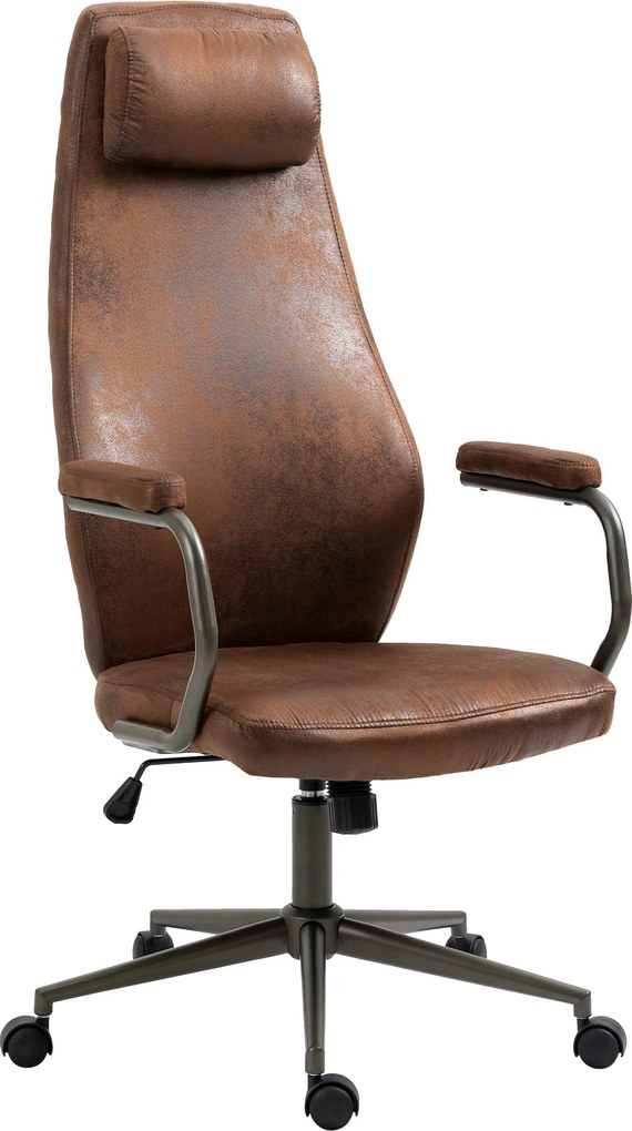 Cadeira de escritório Pocatello Industria Estilo Antigo Conhaque