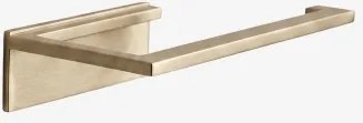 Porta-rolos Adesivo Para Casa De Banho Em Aço Inoxidável Jalter Dourado Escovado - Sklum