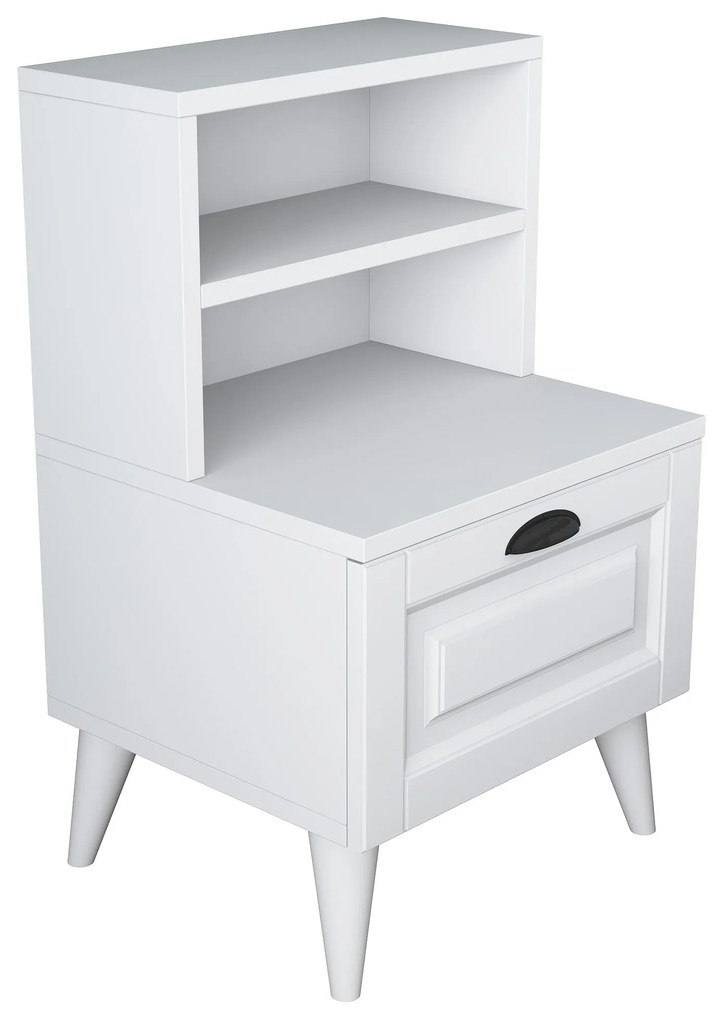 Mesinha de Cabeceira BD105 – Branco – 45x74,4x40 cm
