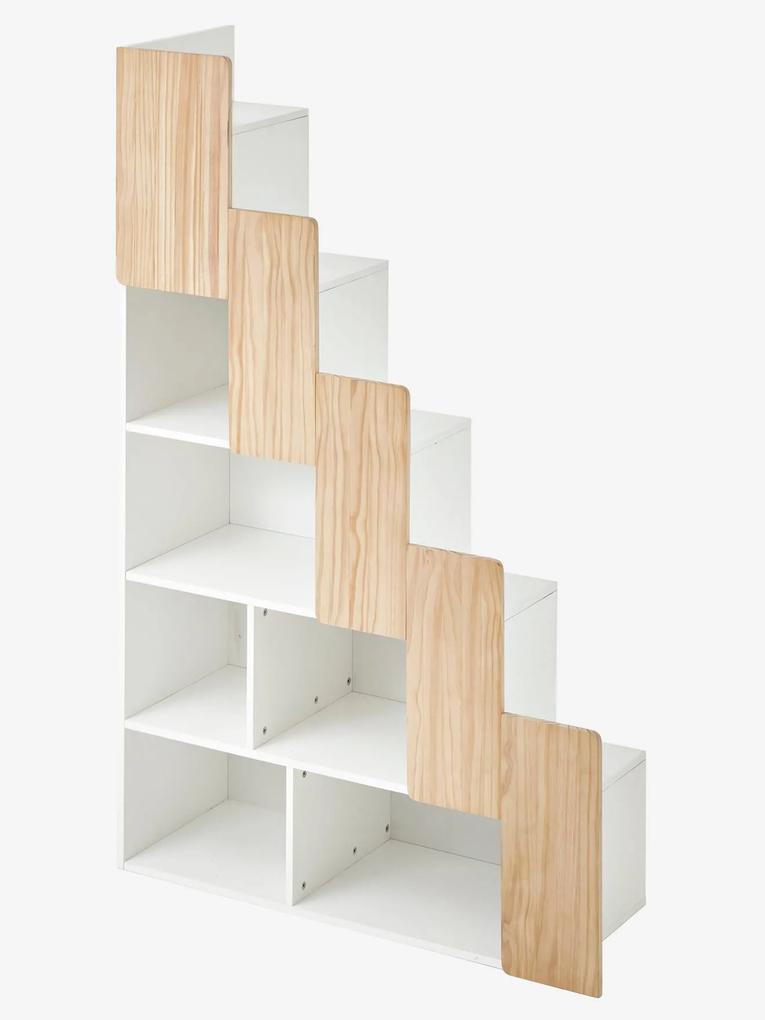 Escada com arrumação Montessori, para conjunto EASYSPACE branco claro liso