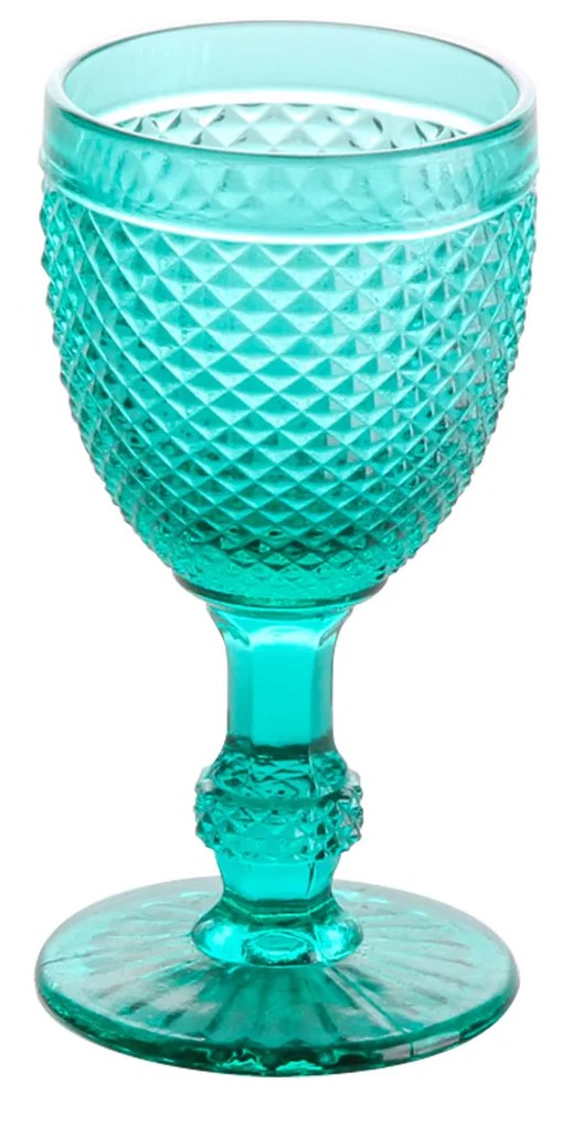Copo com Pé Azul 7.5X14.7CM