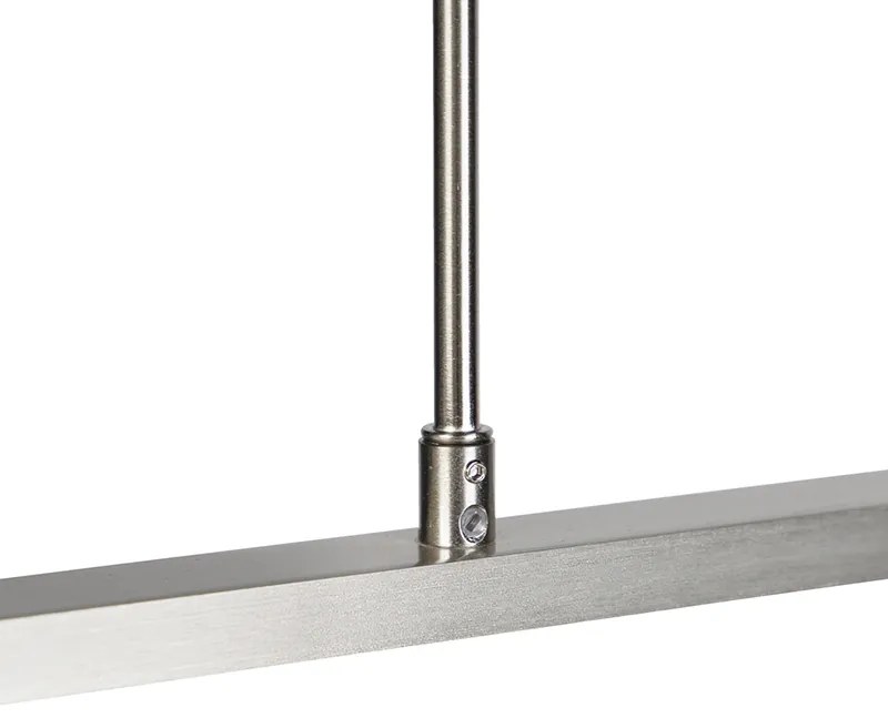 Candeeiro de suspensão moderno em aço com LED ajustável - Bold