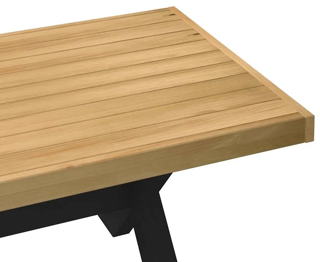 Mesa de centro NOAIN pernas em forma de X 120x60x40 cm