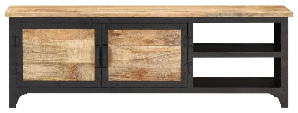 Móvel de TV 120x30x40 cm madeira de mangueira maciça