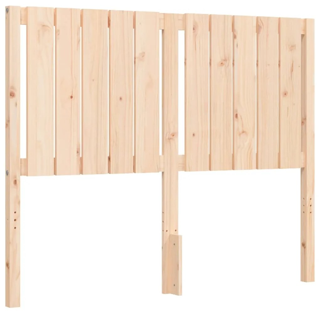 Estrutura de cama com cabeceira 120x200 cmmadeira maciça