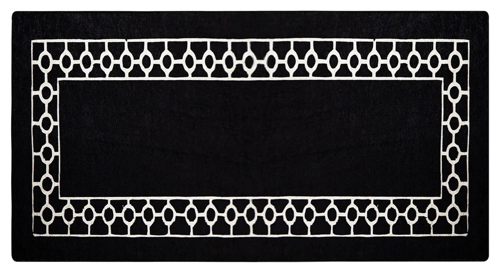 Carpete de Entrada Bague – Preto – 80x200 cm | Tribo Home