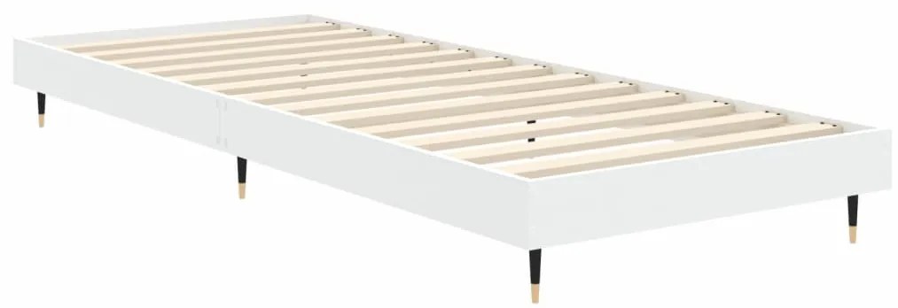 Estrutura de cama 75x190 cm derivados de madeira branco