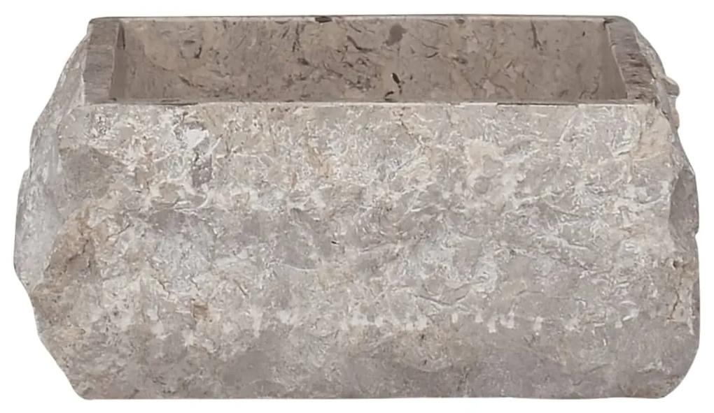 Lavatório 30x30x13 mármore cinzento